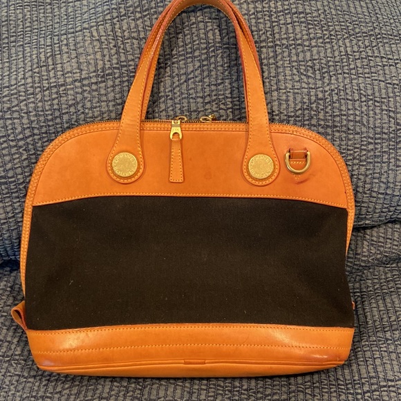 Dooney & Bourke. Original D&B leather & canvas satchel - Picture 10 of 10